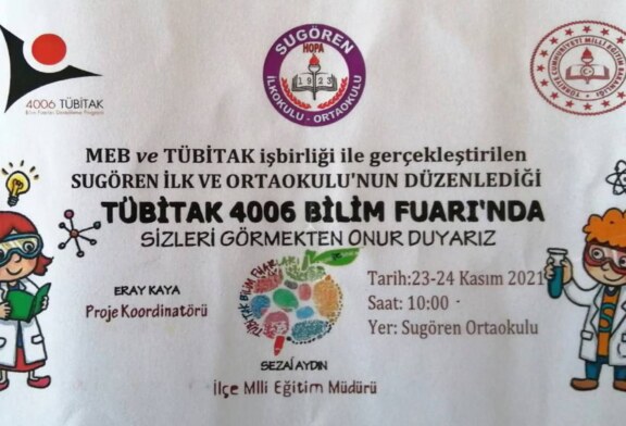 HOPA’DA TÜBİTAK BİLİM FUARI DÜZENLENDİ