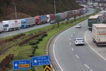 ARTVİN’DEKİ SARP SINIR KAPISI’NDA İHRACATTAKİ ARTIŞ