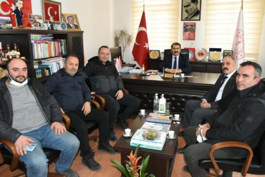 ARTVİN ŞOFÖRLER ODASINDAN İL MEM MÜDÜRÜNE ZİYARET