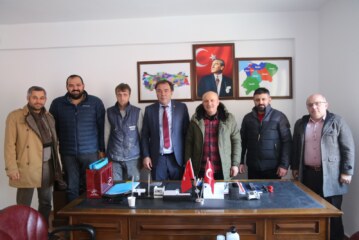 ARTVİN TSO SANAYİ SİTESİ VE KAMYONCULAR KOOPERATİFLERİNİ ZİYARET ETTİ