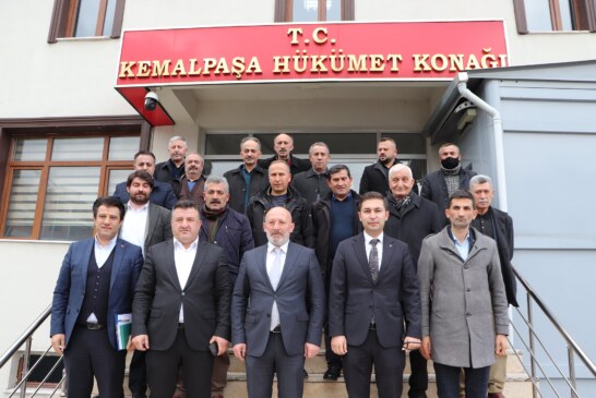 KAYMAKAM YILDIRIM MAHALLE VE KÖY MUHTARLARI İLE BİR ARAYA GELDİ.
