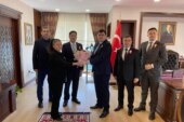 HOPA VERGİ DAİRESİNDEN KAYMAKAM ÜÇÜNCÜ’YE ZİYARET